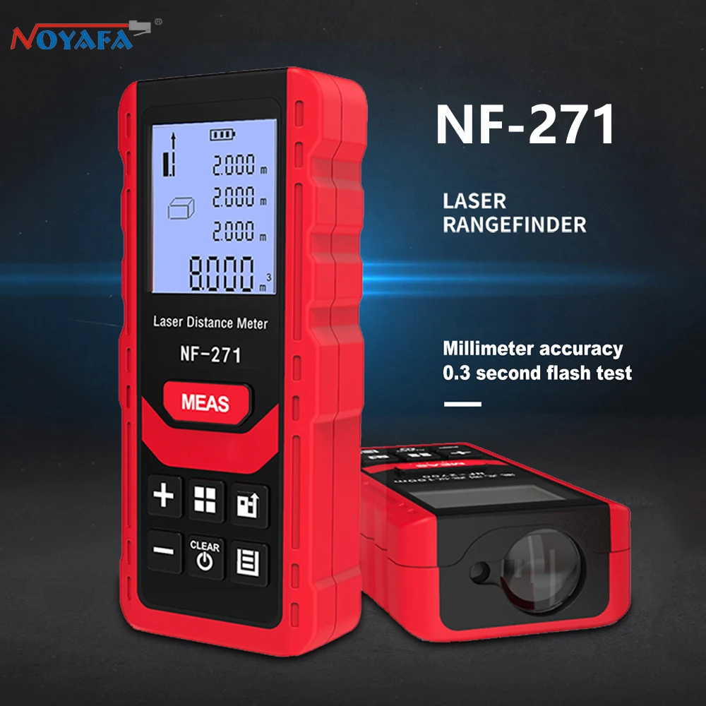 Industrial Laser Tape Measure - Noyafa-NF-271 ليزر مسافة متر ، Rangefinder