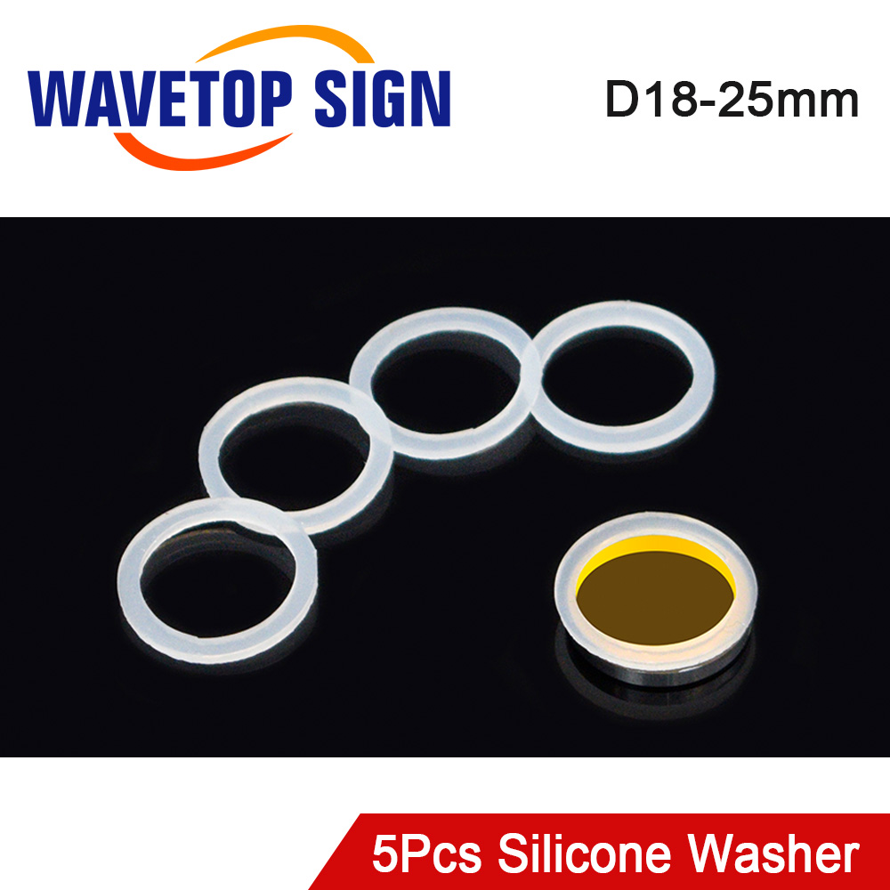 Co2 Laser Mirror - WaveTopSign 5 قطعة/الوحدة سيليكون غسالة 18/19/20/25