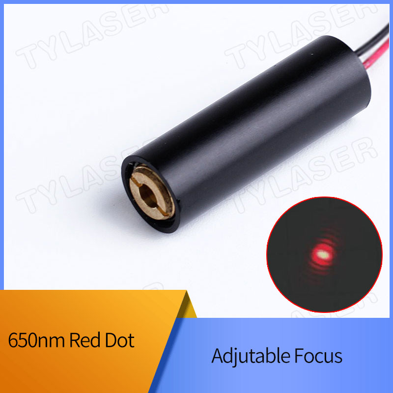 Industrial Laser Diode - D10X30mm تركيز قابل للتعديل 650nm 1mW