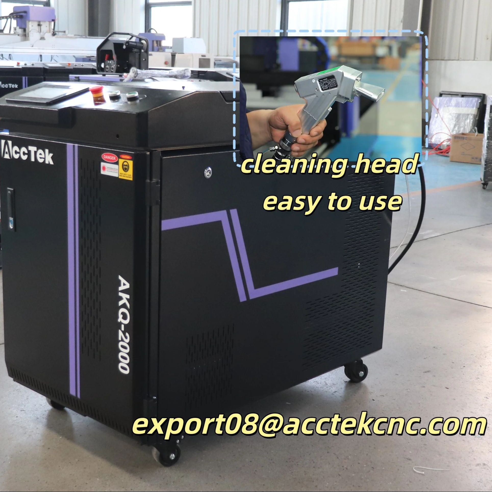 Industrial Laser Cleaner - رائجة البيع المستمر 2000 واط يده