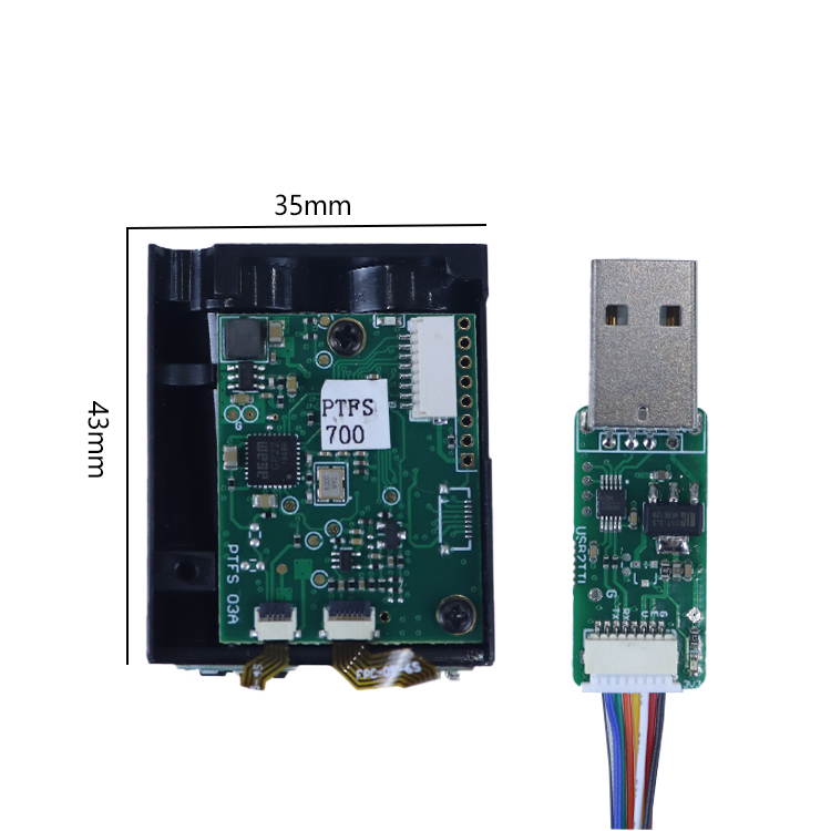 Industrial Laser Measuring Device - وحدة استشعار المسافة بالليزر TOF، جهاز
