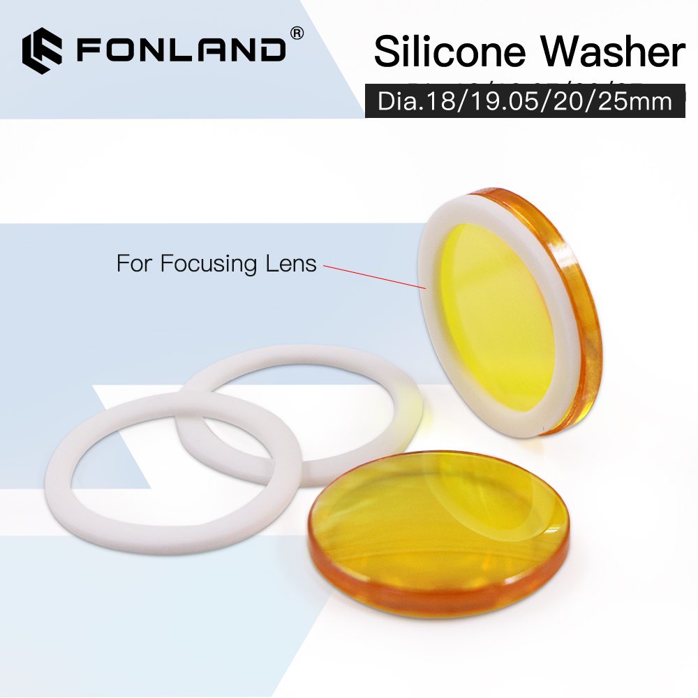 Co2 Laser Mirror - عدسات تركيز Fonland غسالة سيليكون Dia.18