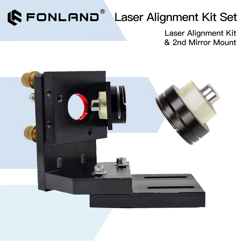 Co2 Laser Mirror - مصحح المسار البصري FONLAND مع ضياء.