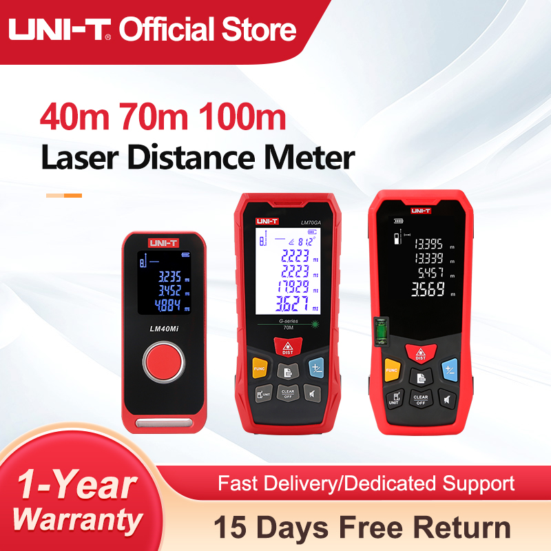 Industrial Laser Tape Measure - جهاز قياس المسافة بالليزر UNI-T لمسافات