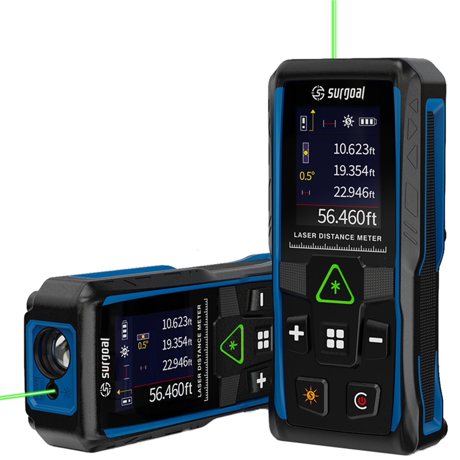 100 متر ليزر أخضر Rangefinder  - مراجعة Industrial Laser Tape Measure وسعره