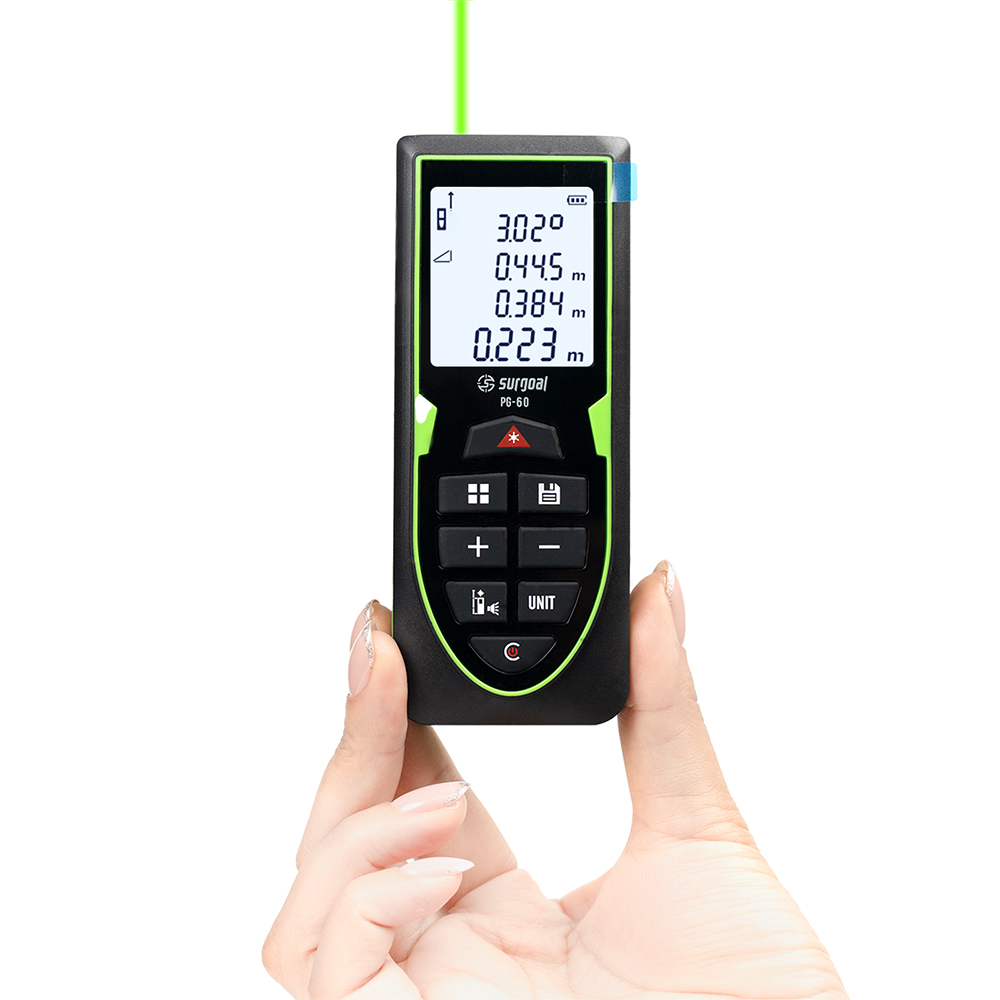 جهاز قياس المسافة بالليزر الأخ - مراجعة Industrial Laser Tape Measure وسعره