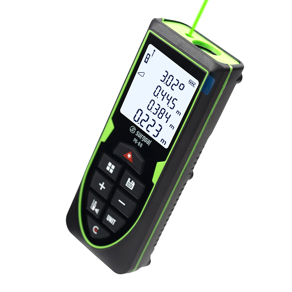 جهاز قياس المسافة بالليزر الأخ - مراجعة Industrial Laser Tape Measure وسعره