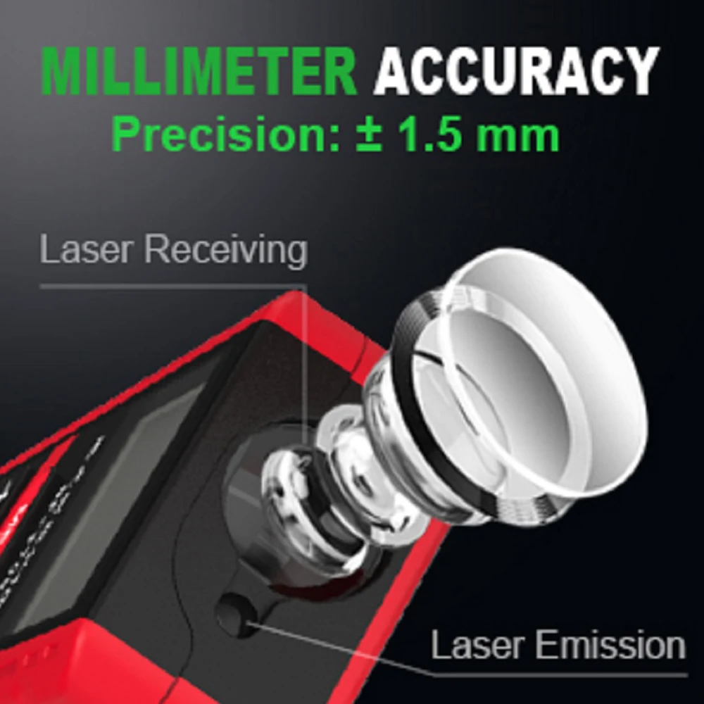 Noyafa-NF-271 ليزر مسافة متر ، - مراجعة Industrial Laser Tape Measure وسعره