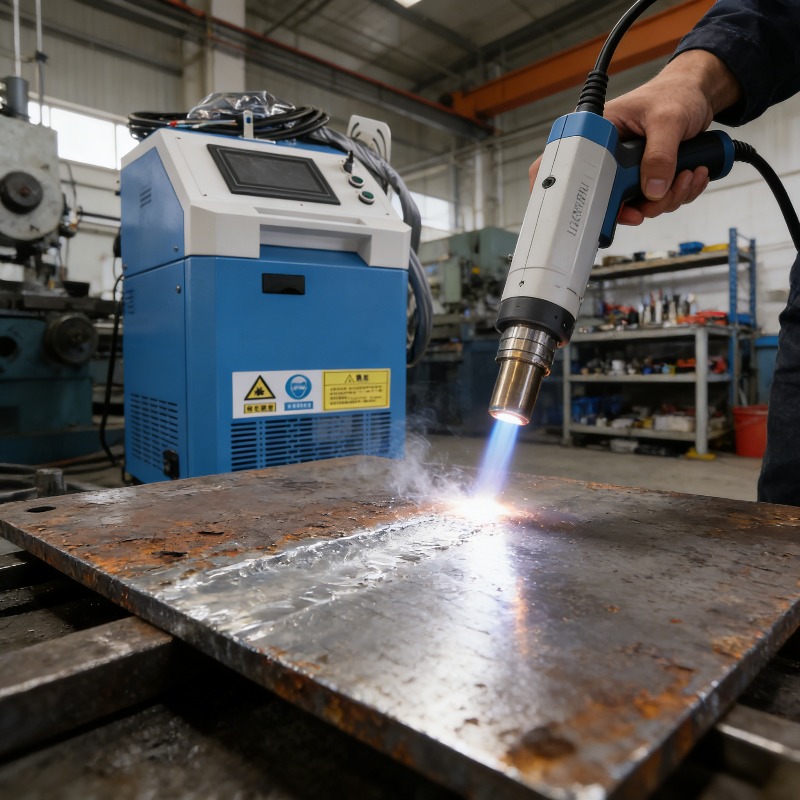 آلة تنظيف بالليزر محمولة للاست - مراجعة Industrial Handheld Laser Welder وسعره
