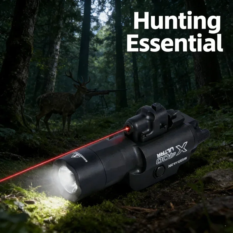 مصباح يدوي 2 في 1 X400U مع مؤش - مراجعة Industrial Laser Gun وسعره