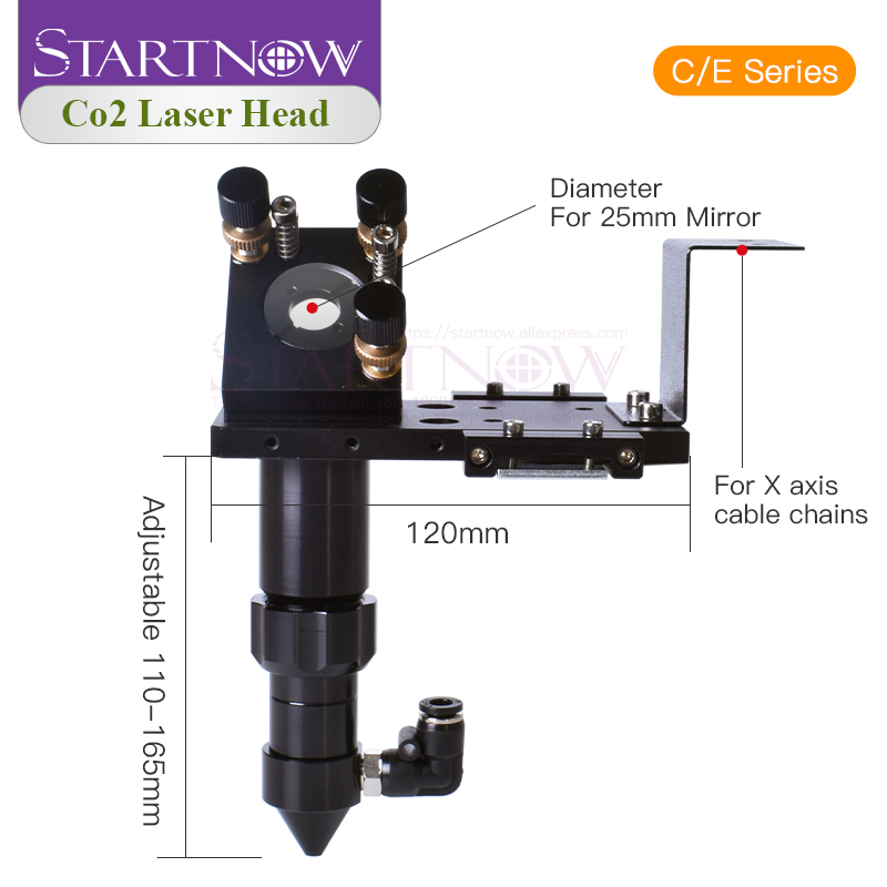 مجموعة رأس ليزر CO2 من Startno - مراجعة Co2 Laser Mirror وسعره