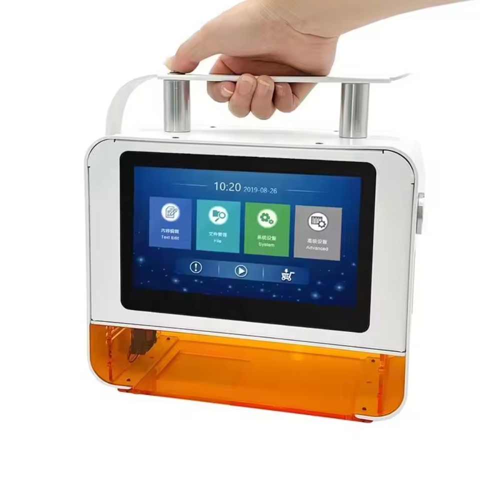 طابعة ليزر صغيرة للاستخدام الم - مراجعة Industrial Laser Label Printer وسعره