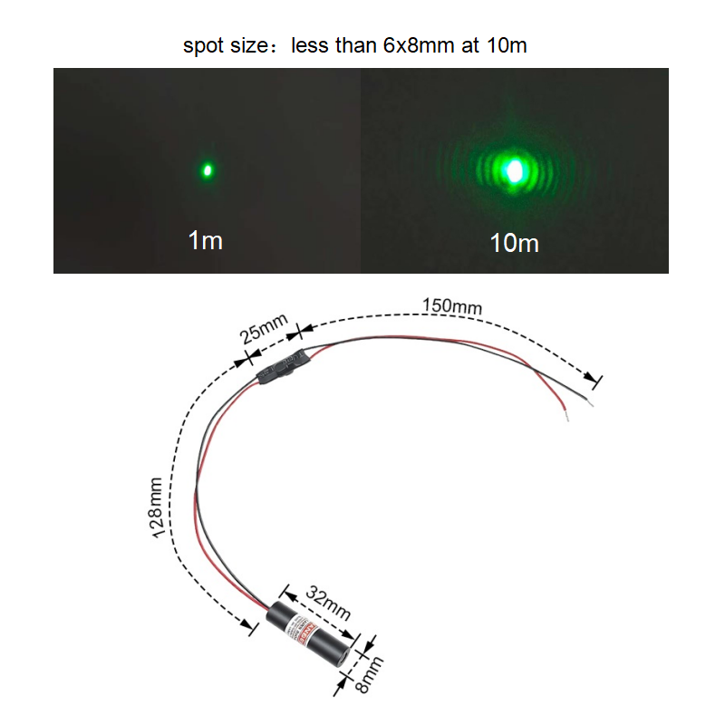 وحدة ليزر نقطية خضراء اقتصادية - مراجعة Industrial Laser Diode وسعره