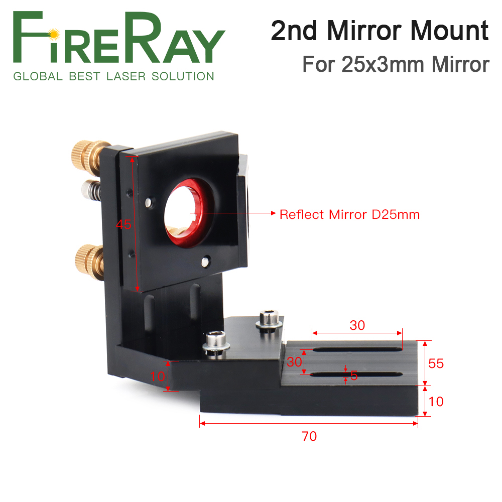FireRay CO2 ليزر جبل مرآة عاكس - مراجعة Co2 Laser Mirror وسعره