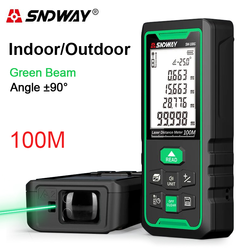 جهاز قياس المسافة بالليزر الأخ - مراجعة Industrial Laser Tape Measure وسعره