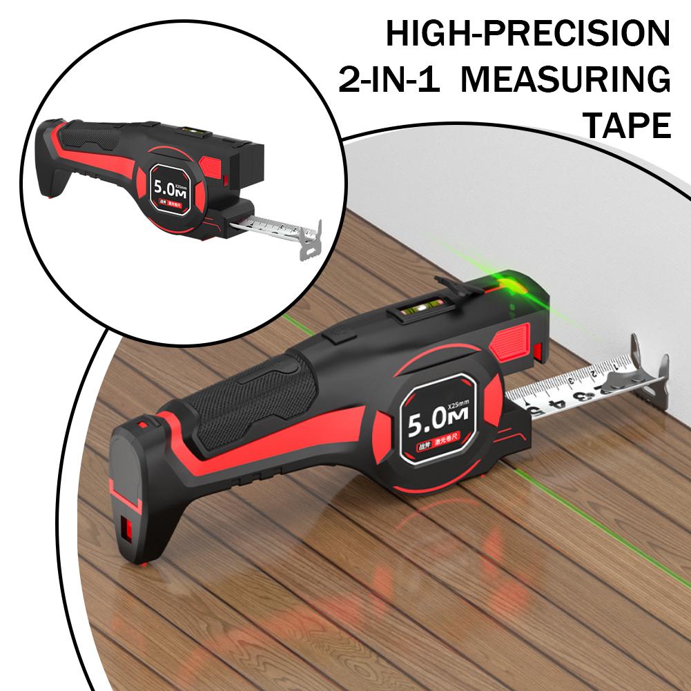 جهاز قياس المسافة بالليزر 2 في - مراجعة Industrial Laser Tape Measure وسعره