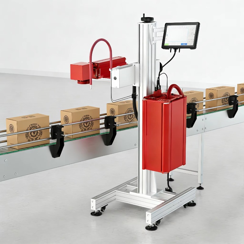 جهاز وسم بالليزر طائر بدون تلا - مراجعة Industrial Laser Packaging وسعره