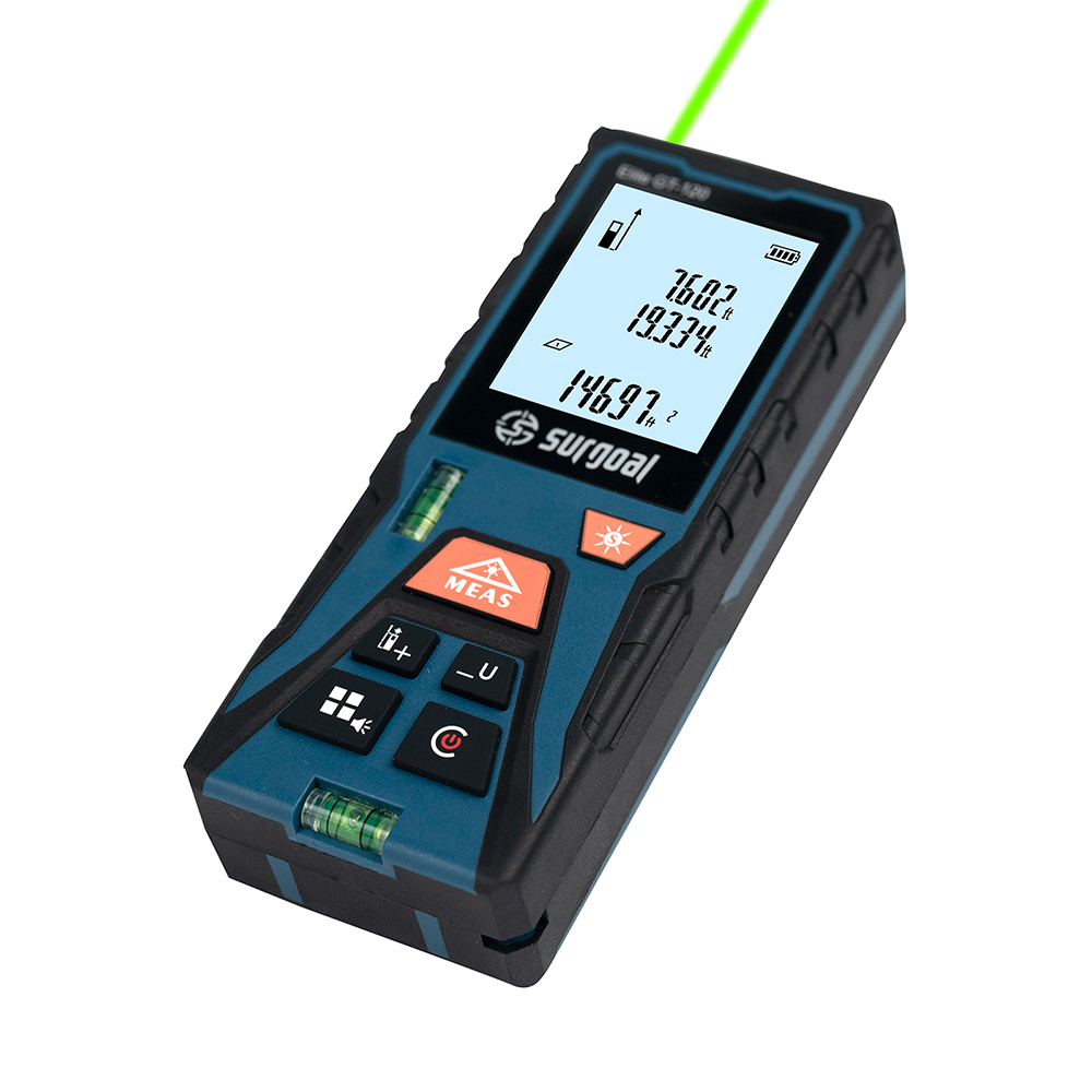 جهاز قياس المسافة بالليزر الأخ - مراجعة Industrial Laser Tape Measure وسعره