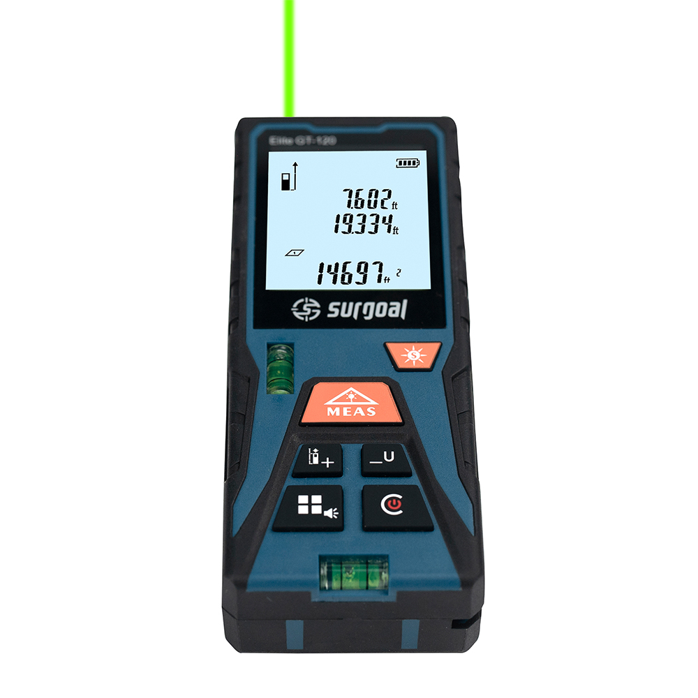 جهاز قياس المسافة بالليزر الأخ - مراجعة Industrial Laser Tape Measure وسعره