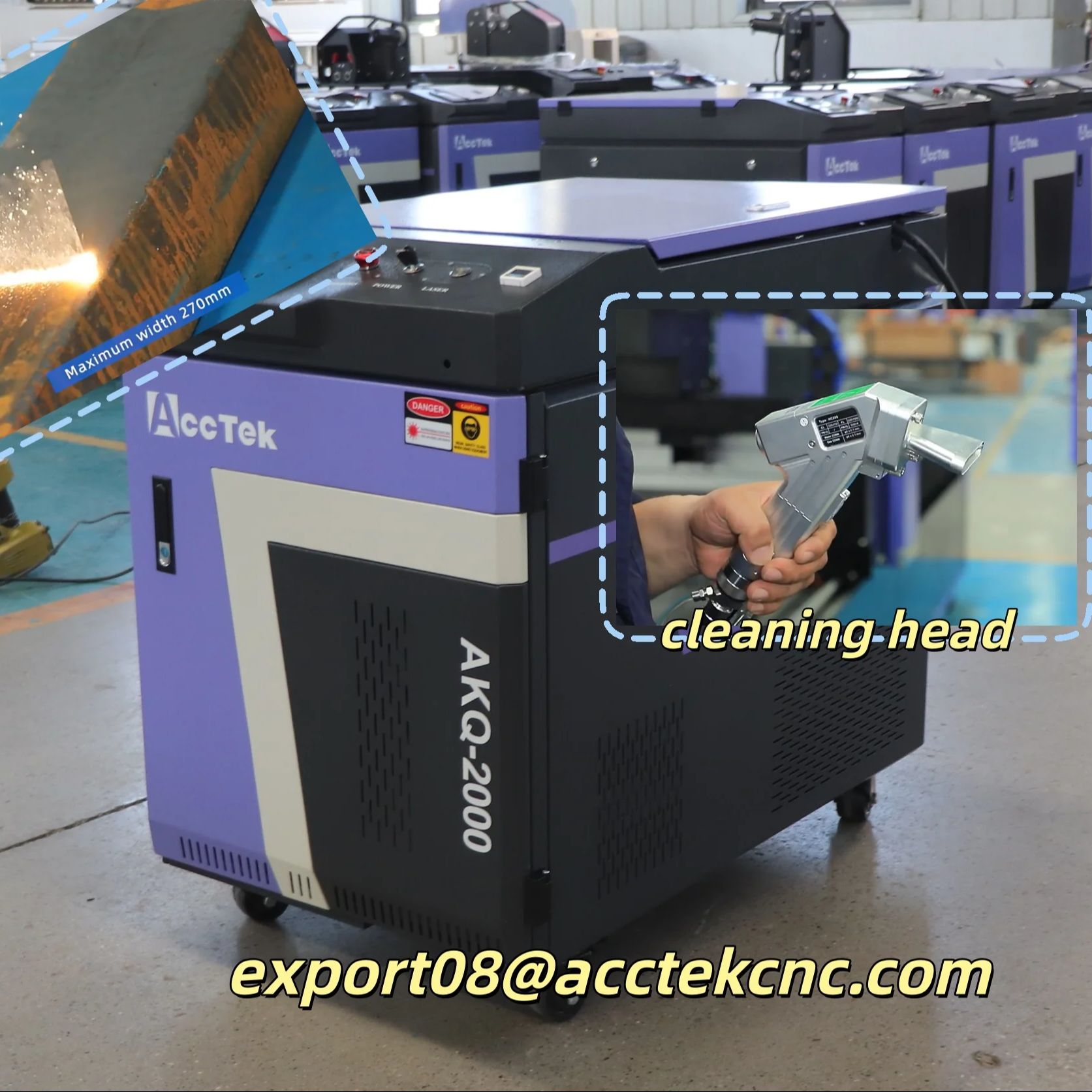 رائجة البيع المستمر 2000 واط ي - مراجعة Industrial Laser Cleaner وسعره