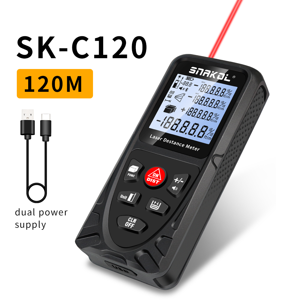 جهاز قياس المسافات بالليزر عال - مراجعة Industrial Laser Tape Measure وسعره