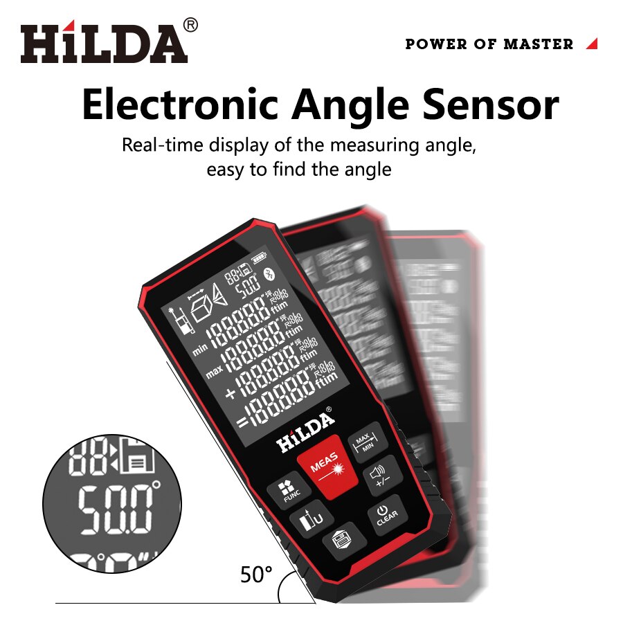 جهاز قياس المسافة بالليزر HILD - مراجعة Industrial Laser Tape Measure وسعره