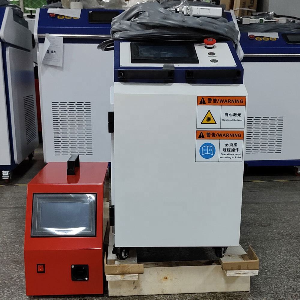 4 في 1 سلك مزدوج تغذية آلة لحا - مراجعة Industrial Laser Welder وسعره