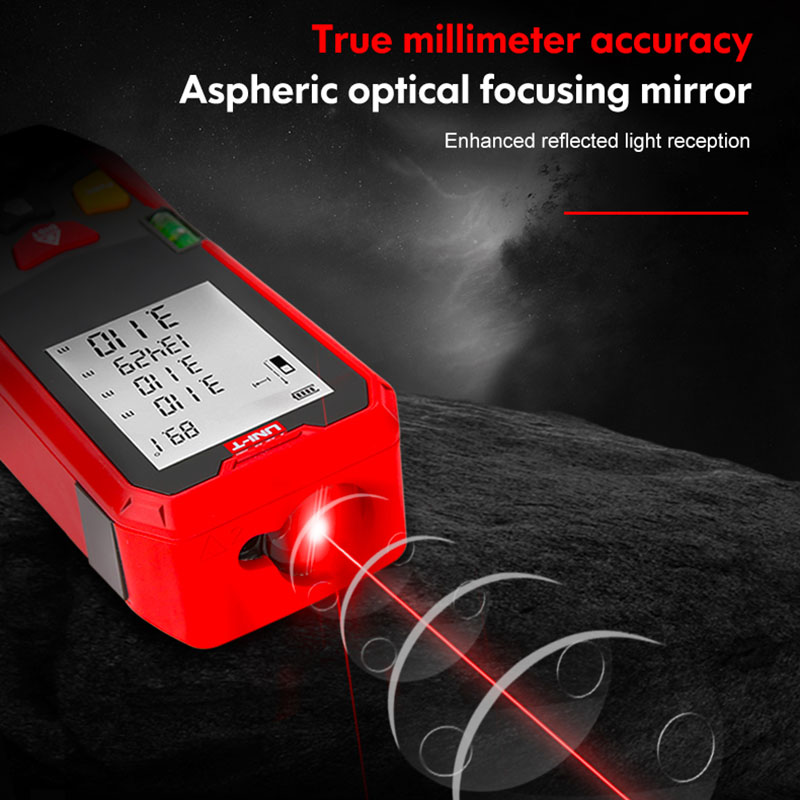 جهاز قياس المسافة بالليزر UNI- - مراجعة Industrial Laser Tape Measure وسعره