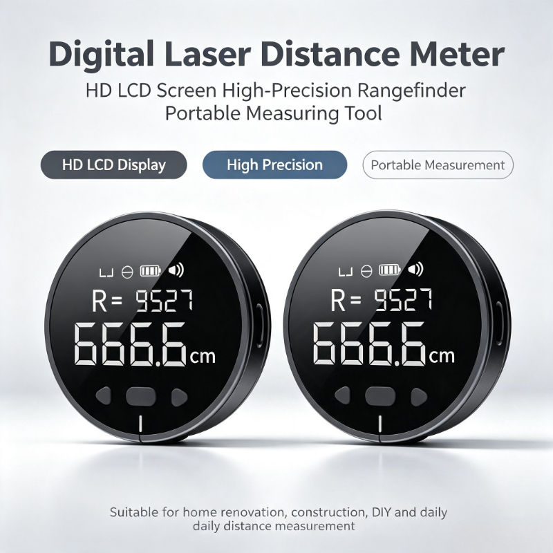 جهاز قياس المسافة بالليزر الرق - مراجعة Industrial Laser Tape Measure وسعره