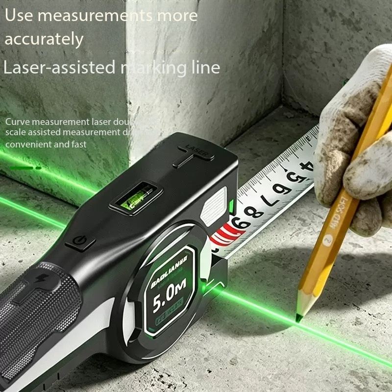 جهاز قياس المسافات بالليزر وال - مراجعة Industrial Laser Tape Measure وسعره