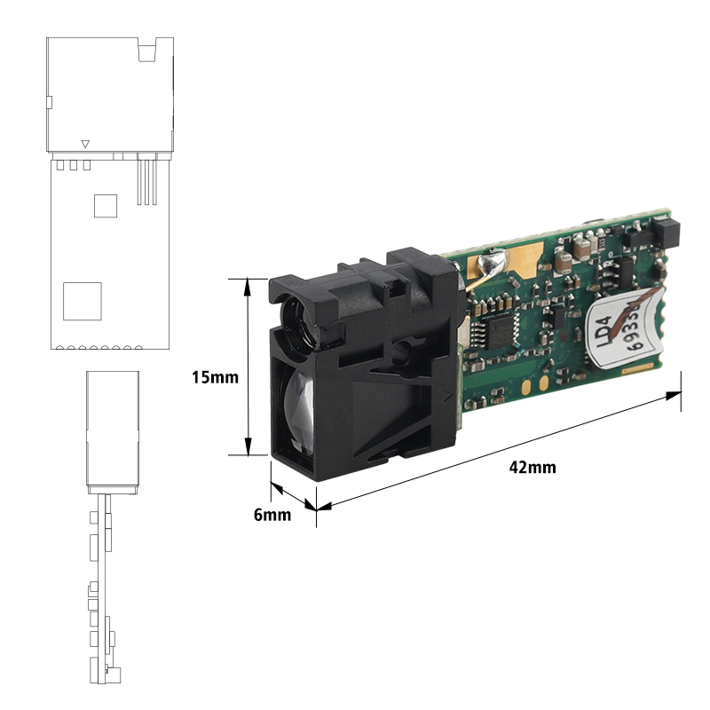 مستشعر ليزر صناعي عالي الدقة ج - مراجعة Industrial Laser Sensor وسعره